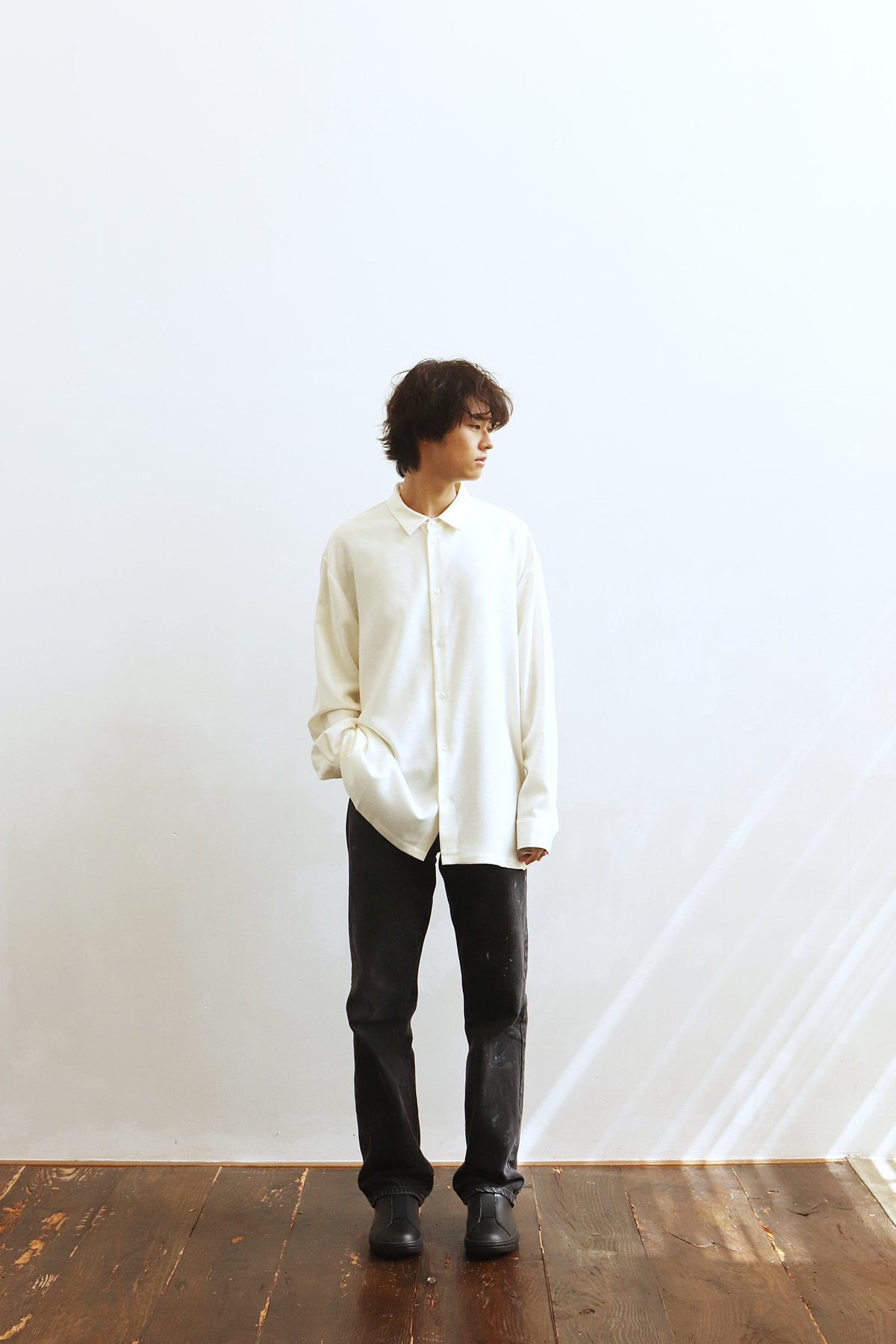 THE MUSEUM OF DOZE ホワイト長袖シャツ shirt | THE MUSEUM OF DOZE